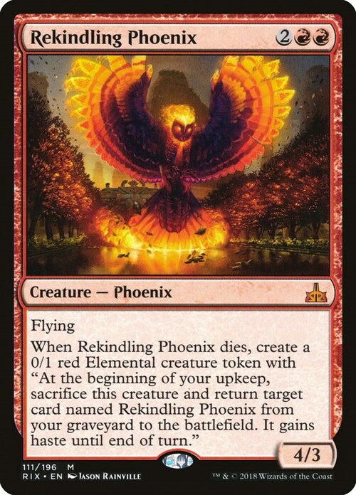 Rekindling Phoenix Card Front