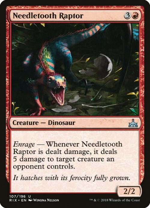 Needletooth Raptor Card Front