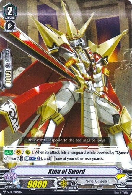 King of Sword Card Front