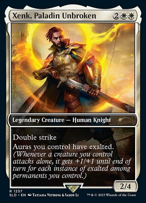 Xenk, Paladin Unbroken Card Front