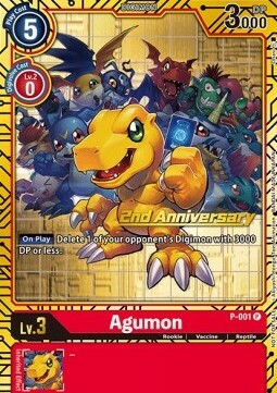 Agumon Card Front