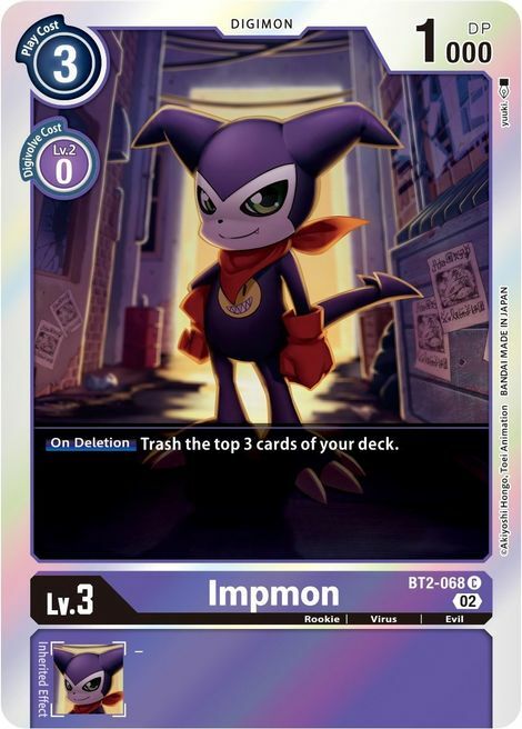 Impmon Card Front