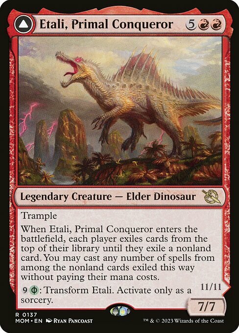 Etali, Primal Conqueror // Etali, Primal Sickness Card Front