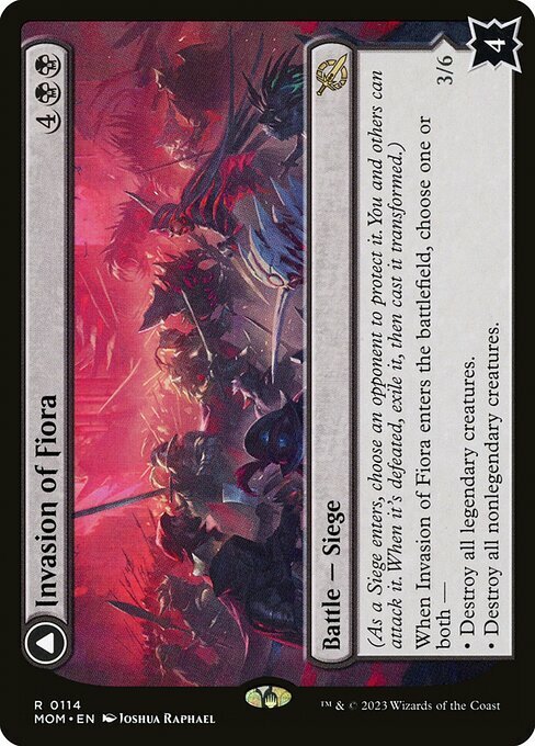 Invasion of Fiora // Marchesa, Resolute Monarch Card Front