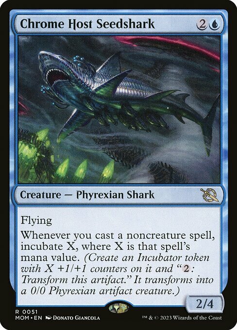 Chrome Host Seedshark Card Front