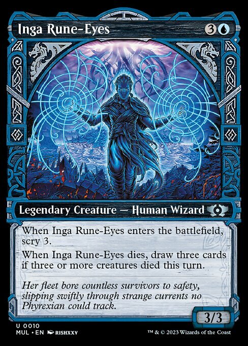 Inga Rune-Eyes Card Front