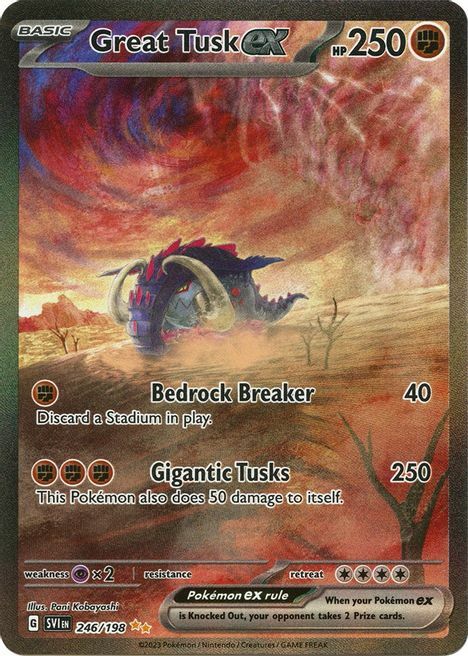 Great Tusk ex Card Front