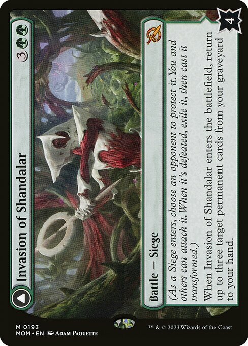 Invasion of Shandalar // Leyline Surge Card Front