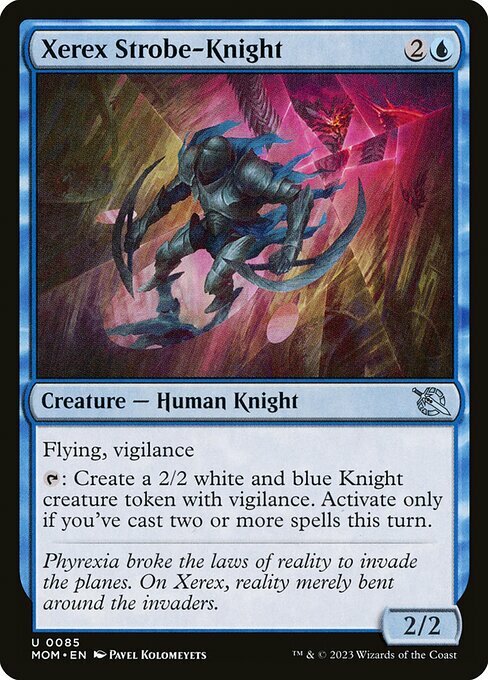 Xerex Strobe-Knight Card Front