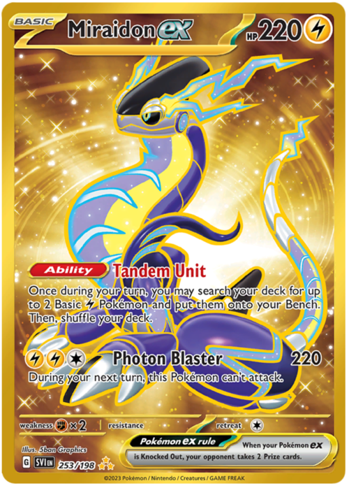 Miraidon ex Card Front