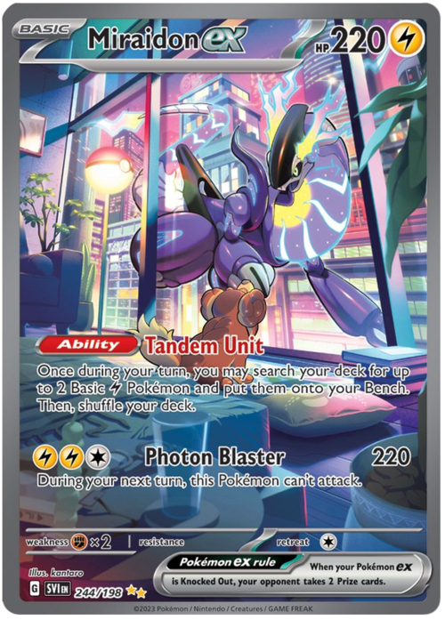 Miraidon ex Card Front