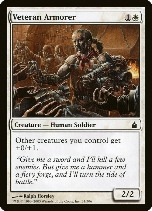 Veteran Armorer Card Front