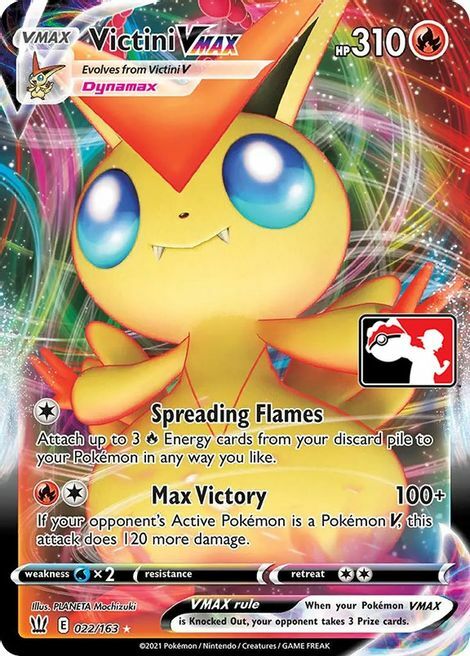 Victini VMAX Card Front