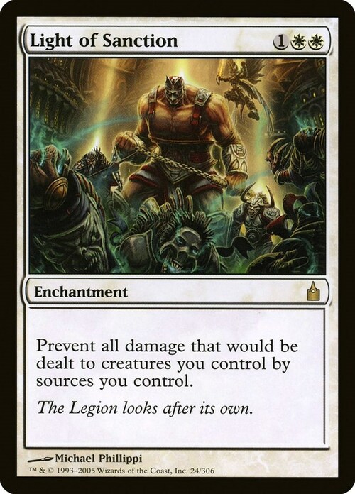 Light of Sanction Card Front