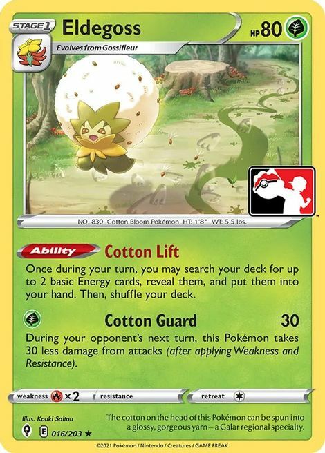 Eldegoss Card Front