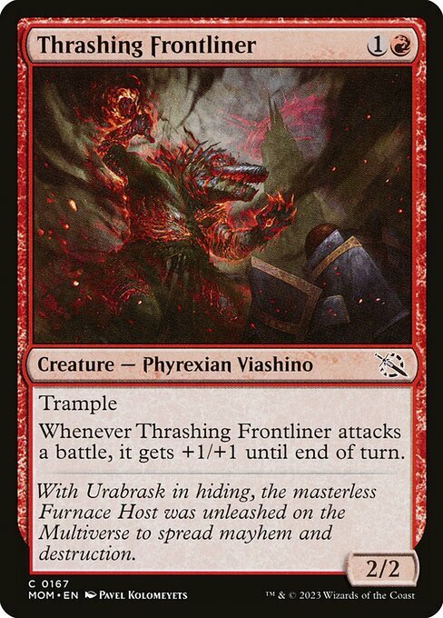 Thrashing Frontliner Card Front