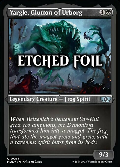 Yargle, Glutton of Urborg Card Front