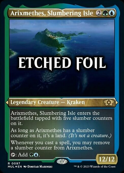 Arixmethes, Slumbering Isle Card Front