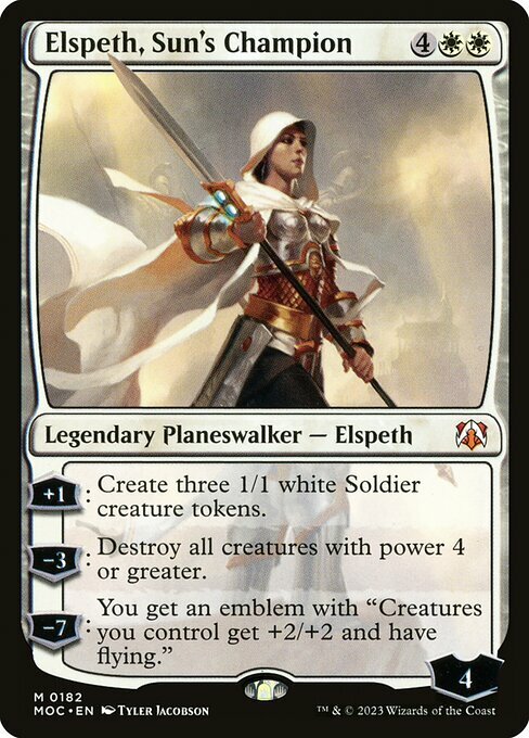 Elspeth, Sun's Champion Card Front