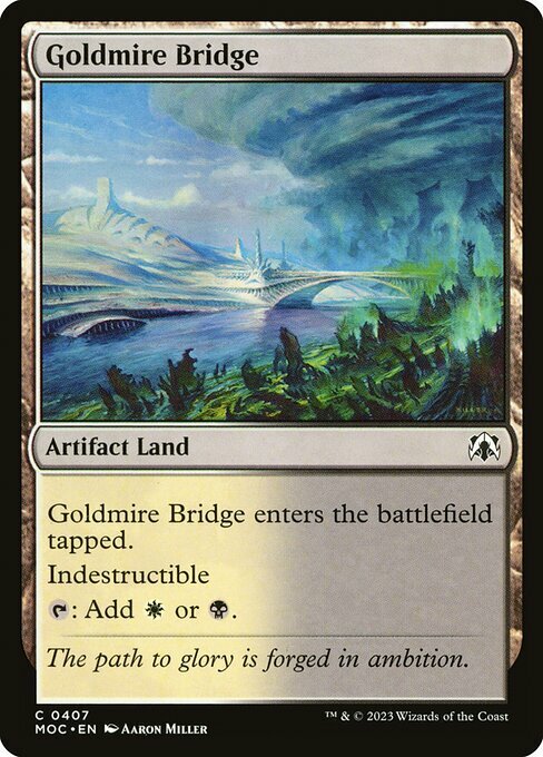 Goldmire Bridge Card Front