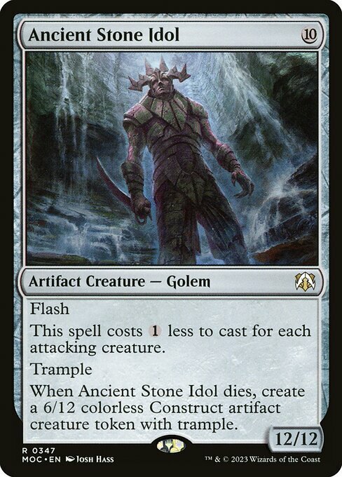 Ancient Stone Idol Card Front