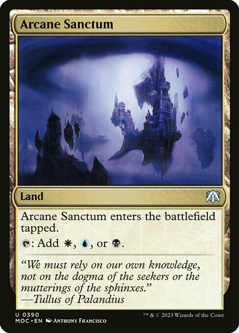 Arcane Sanctum Card Front