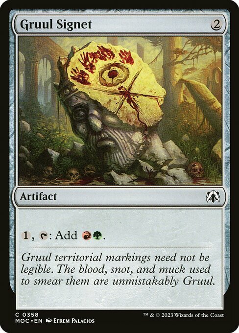 Gruul Signet Card Front