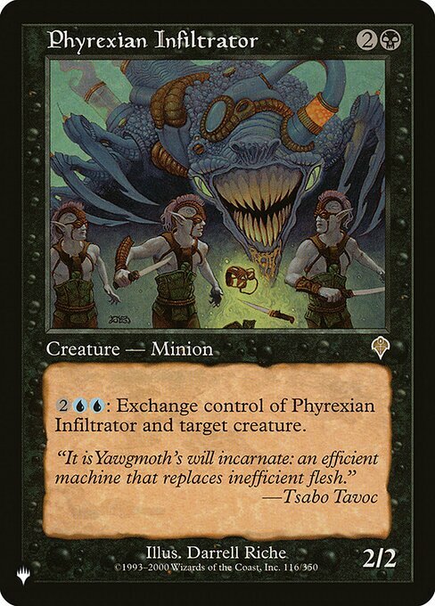 Phyrexian Infiltrator Card Front