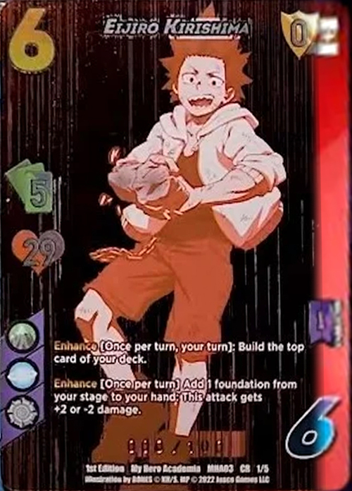 Eijiro Kirishima Card Front