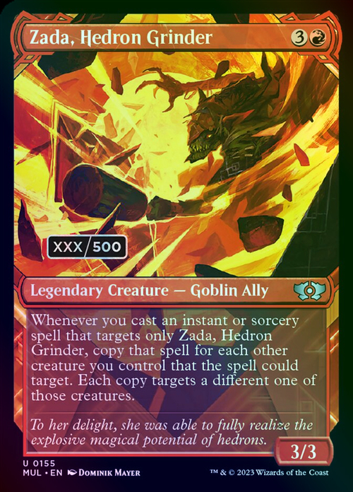 Zada, Hedron Grinder Card Front