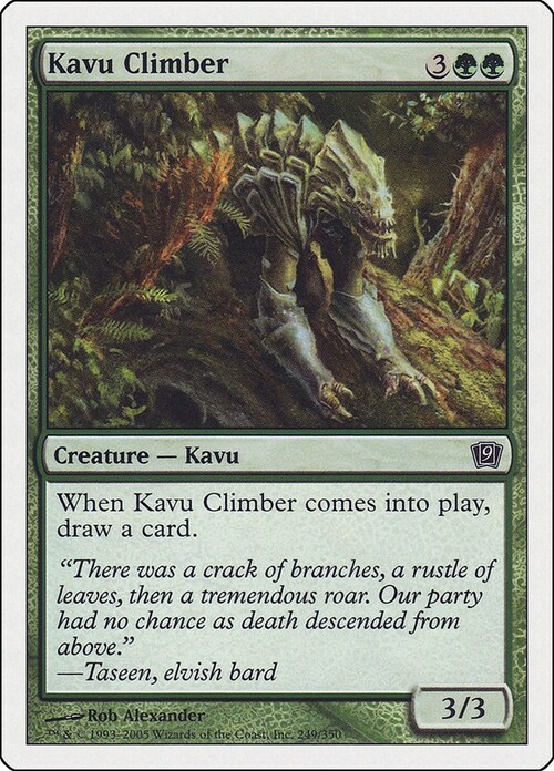 Kavu Climber Card Front