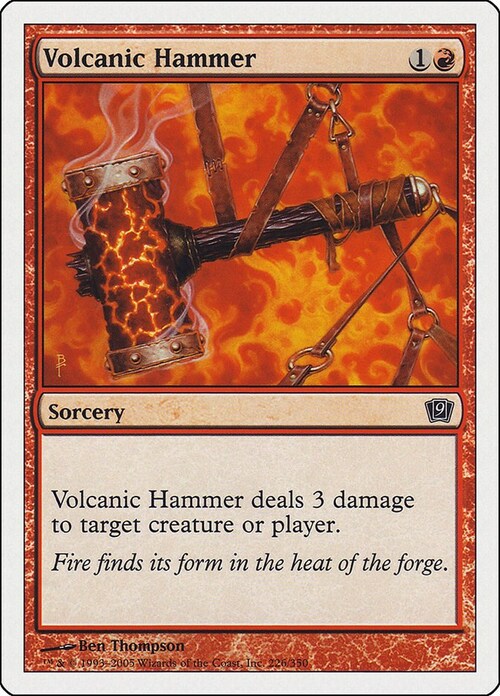 Volcanic Hammer Card Front