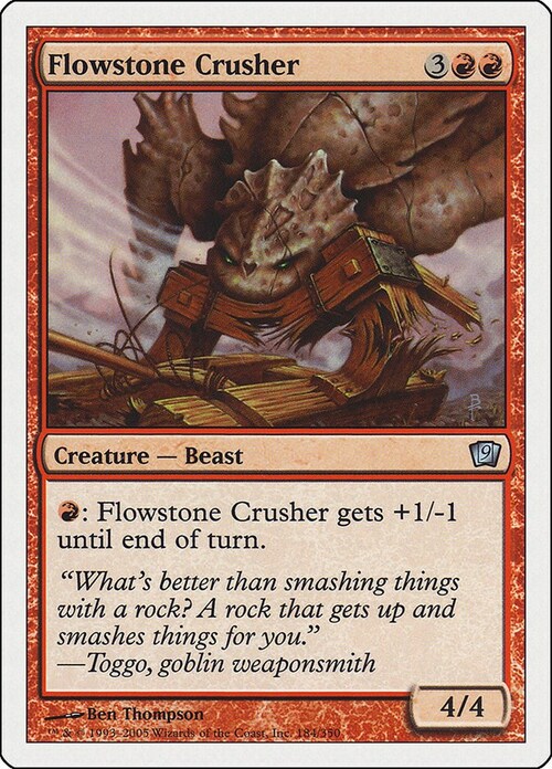 Flowstone Crusher Card Front