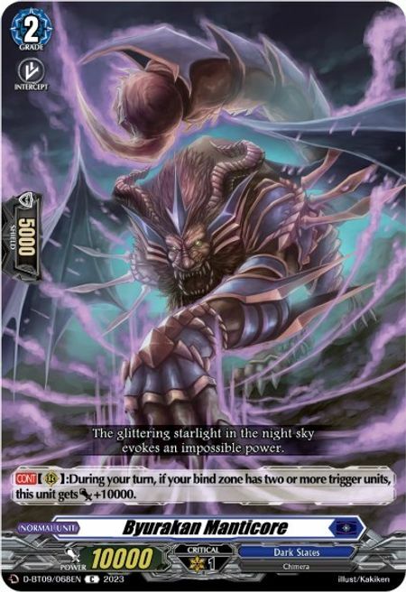 Byurakan Manticore Card Front