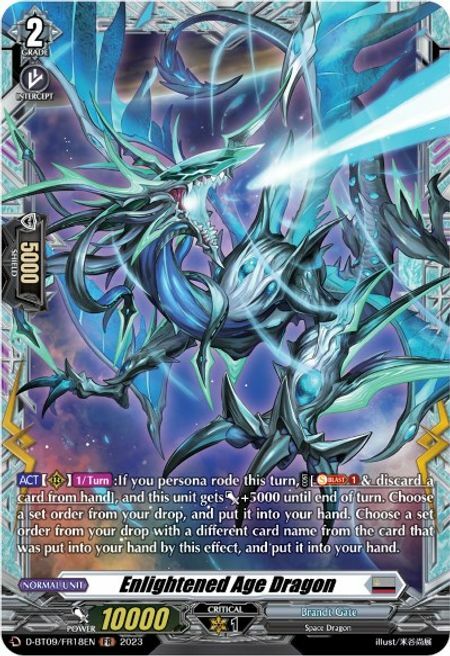 Enlightened Age Dragon Card Front