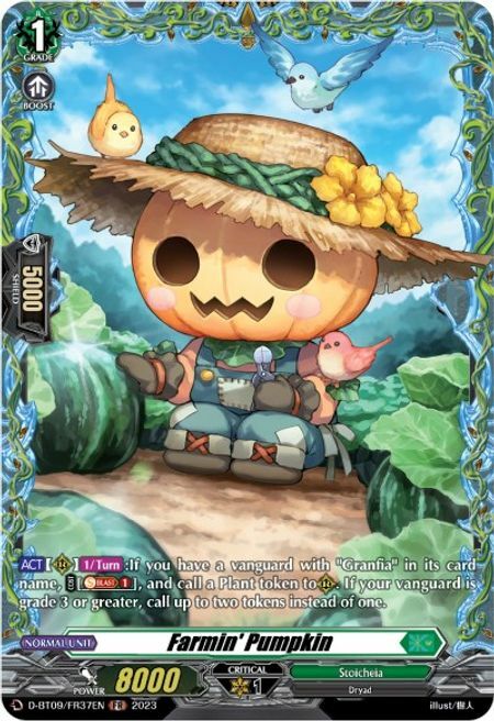 Farmin' Pumpkin Card Front