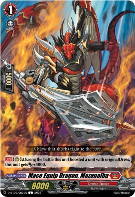 Mace Equip Dragon, Mazenalba Card Front