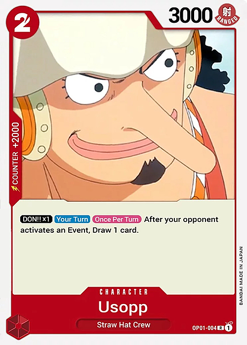 Usopp Card Front