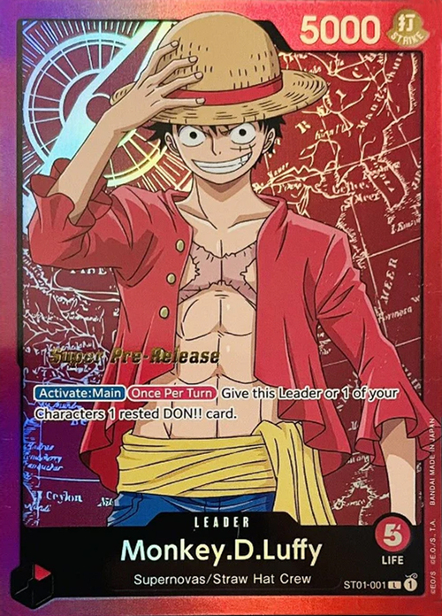 Monkey.D.Luffy Card Front