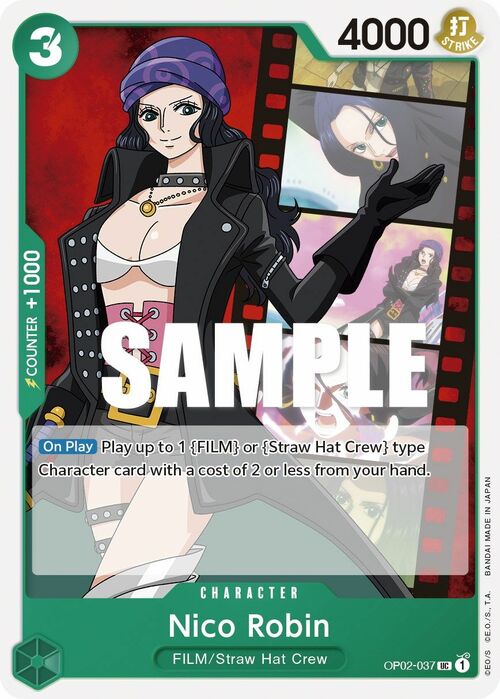 Nico Robin Card Front