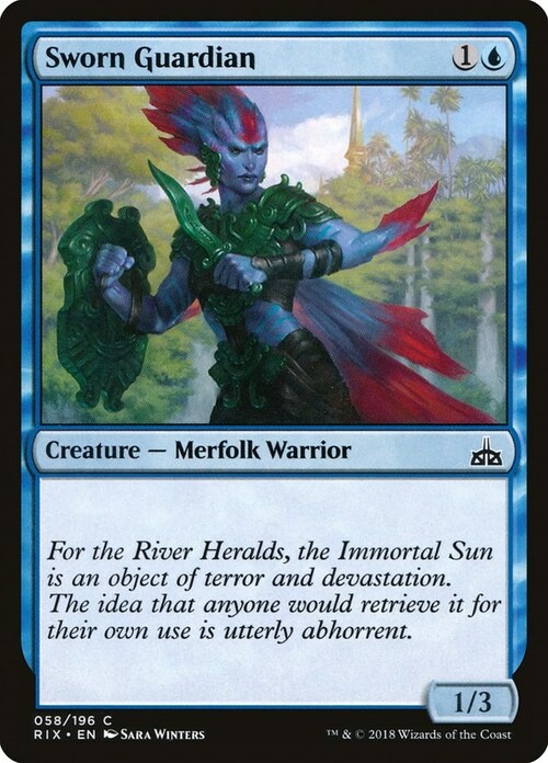 Sworn Guardian Card Front