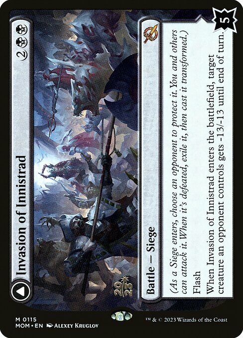 Invasion of Innistrad // Deluge of the Dead Card Front