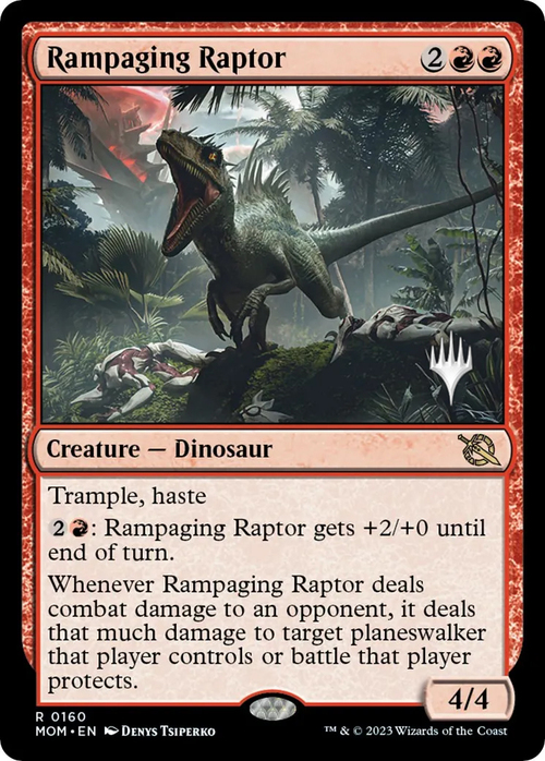 Rampaging Raptor Card Front