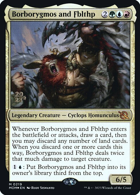 Borborygmos and Fblthp Card Front