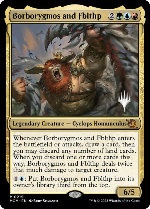 Borborygmos and Fblthp Card Front