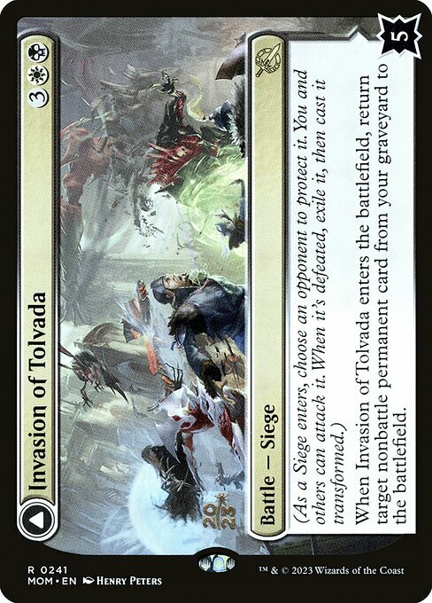 Invasion of Tolvada // The Broken Sky Card Front