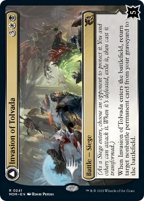 Invasion of Tolvada // The Broken Sky Card Front