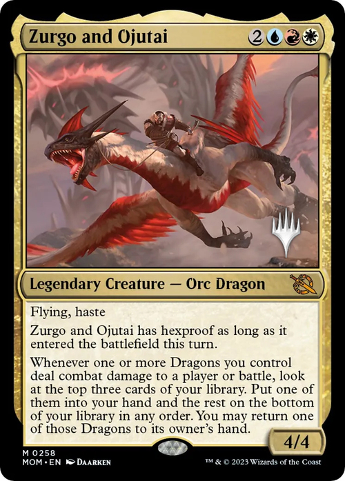 Zurgo and Ojutai Card Front