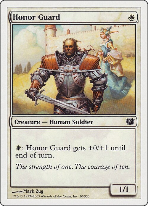 Honor Guard Card Front