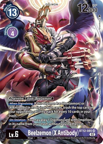 Beelzemon (X Antibody) Card Front